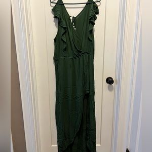 Army green jumpsuit/romper